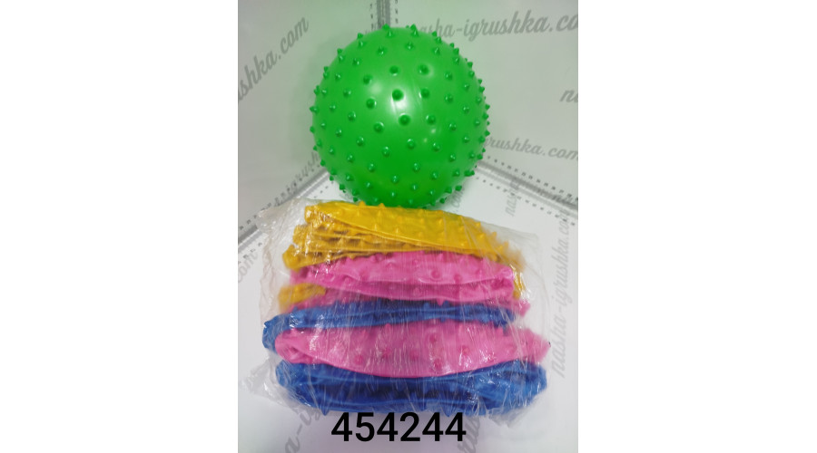 Мяч резиновый с шипами   25см  YE454244