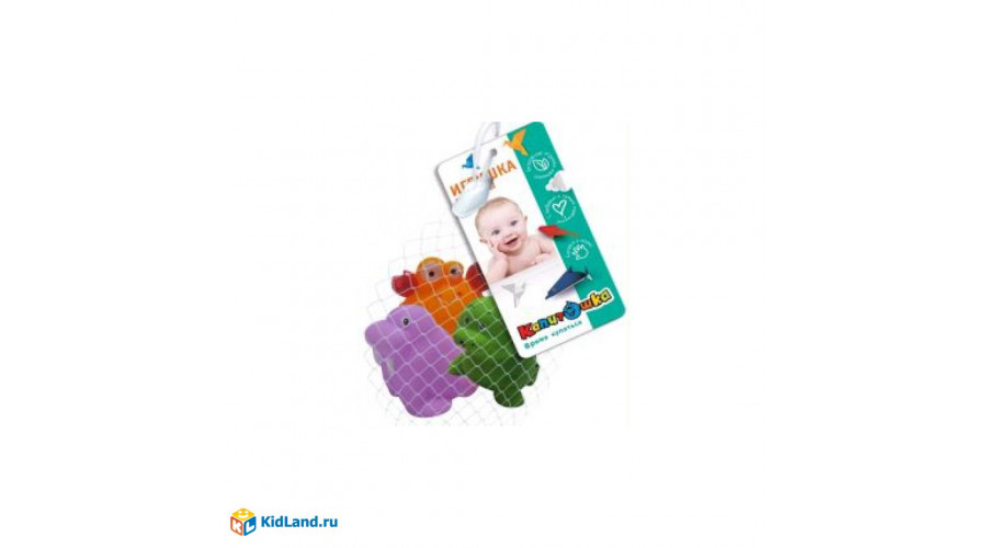 Игрушка для ванны мышонок 8,5 см в сетке, КАПИТОШКА в кор.2*144шт 2310R0045-R1