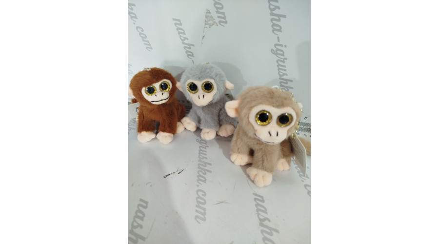Мягкая игрушка брелок Обезьянка 12в1 ХХХ1396