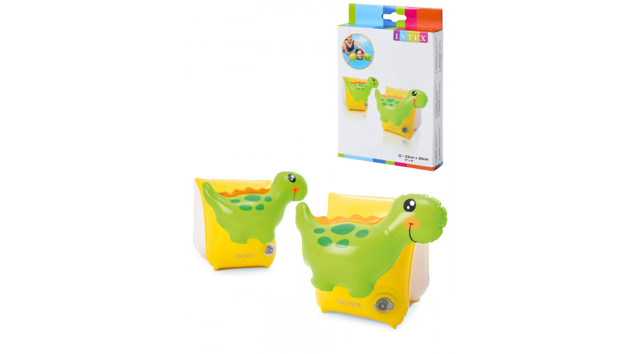 Нарукавники для плавания 23x20 см Динозавр INTEX. Возраст 3-6 лет Арт. 56664NP
