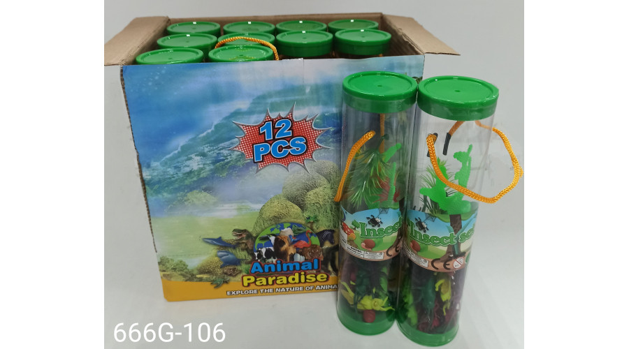 Набор насекомых в тубе 12pcs    666G-106