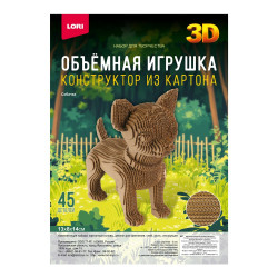 Конструктор из картона. Объёмная игрушка "Собачка"Нг-004
