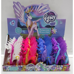 Пони My Little Pony с крыльями,короной, свет 24в1 MLY-017