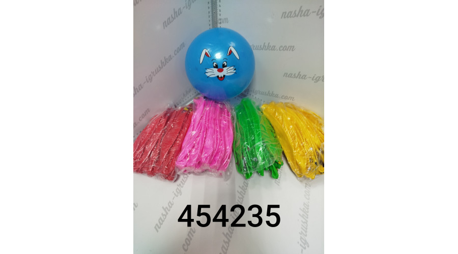 Мяч резиновый зайка 23см  YE454235