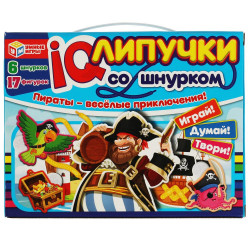 Пираты. Игра с липучками в коробке. Умные игры в кор.20шт 4680107925091
