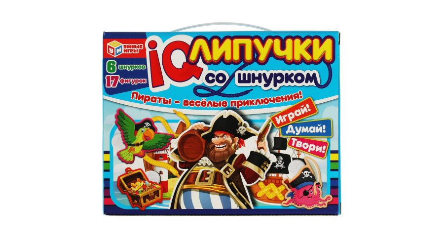 Пираты. Игра с липучками в коробке. Умные игры в кор.20шт 4680107925091