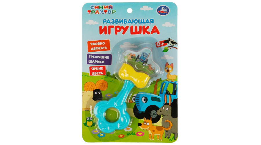 Развивающая игрушка СИНИЙ ТРАКТОР звездочка на блист. Умка в кор.2*180шт B1820238-STR