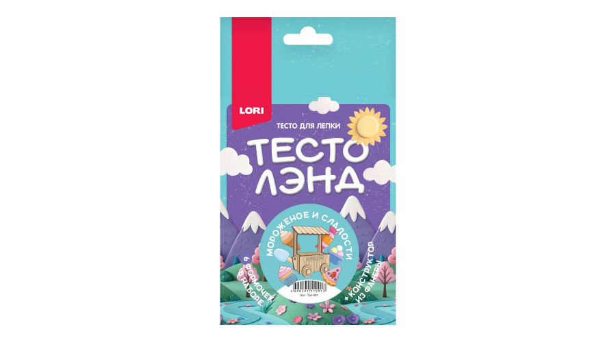  Тесто для лепки. Тематический набор "Мороженое, сладости" Тдл-081