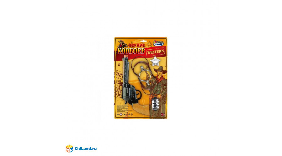 Набор ковбоя блист.25*38,5*5см ИГРАЕМ ВМЕСТЕ в кор.2*84шт 1808G293-R