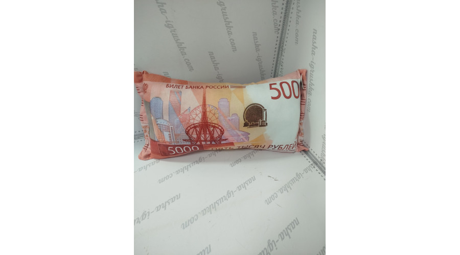 Мягкая игрушка подушка Деньги 50*25см ХХХ1301