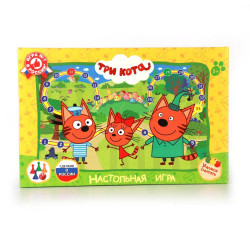 Настольная игра-ходилка Три кота  в кор. Умные игры в кор.20шт 4690590109960