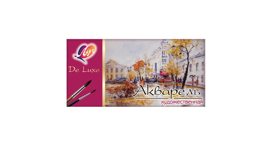 Акварель "Люкс" 24цв. без кисти 14с 1039-08