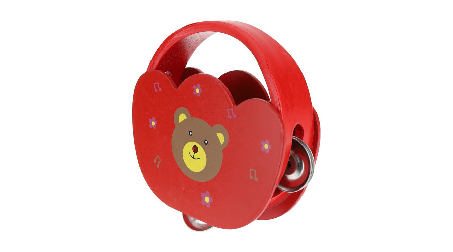 Деревянная игрушка. Бубен 15см (в пакете) ( Арт. И-2533)