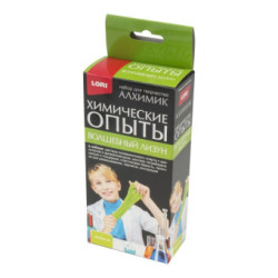 Химические опыты.Волшебный лизун "Зеленый"Оп-088