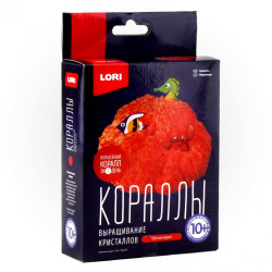 Выращивание кристаллов. Кораллы "Красный коралл"  Крк-001
