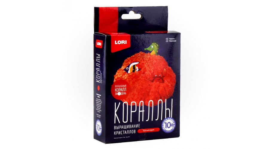 Выращивание кристаллов. Кораллы "Красный коралл"  Крк-001