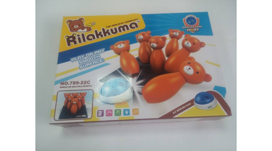 ИГРА-БОУЛИНГ МЕДВЕДИ НА БАТ.RILAKKUMA 789-22C
