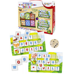 BRIGHT KIDS. Обучающая игра. БУКВЫ, СЛОГИ И СЛОВА English Арт. (ИН-7632)