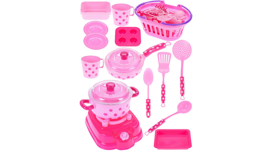 Игровой набор посуды (15 предметов) в корзинке ( Арт. Y16657087)