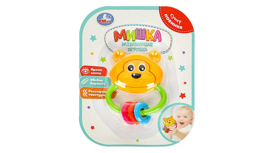  Развивающая игрушка мишка блист Умка в кор.2*180шт 1605M291-R