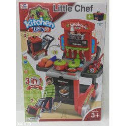 Кухня на тележке 3в1 "KITCHEN LITTLE"   008-930
