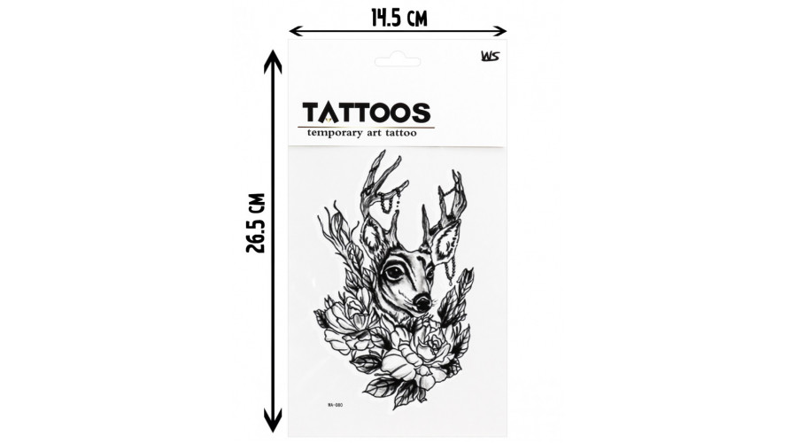 Татуировка-наклейка"Современное искусство-3" (26,5х14,5)(12шт.)  ( Арт. ТА-2412) кратно 12