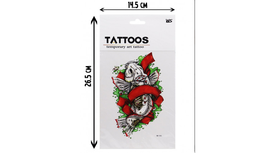 Татуировка-наклейка"Современное искусство-6" (26,5х14,5)(12шт.) ( Арт. ТА-2415) кратно 12