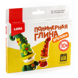 Полимерная глина. Брелоки "Цветочные гномики"  Пг-012