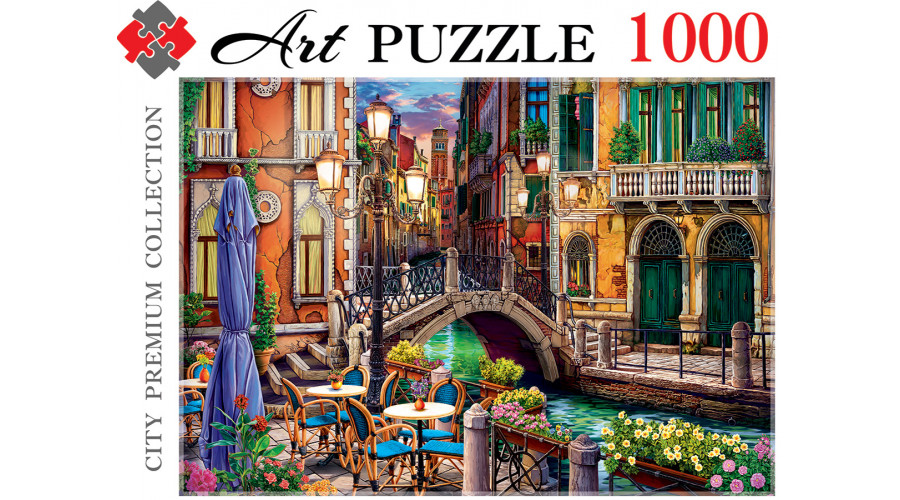 Artpuzzle. ПАЗЛЫ 1000 элементов. ВЕНЕЦИАНСКИЙ ВЕЧЕР (Арт. ФК1000-0470)