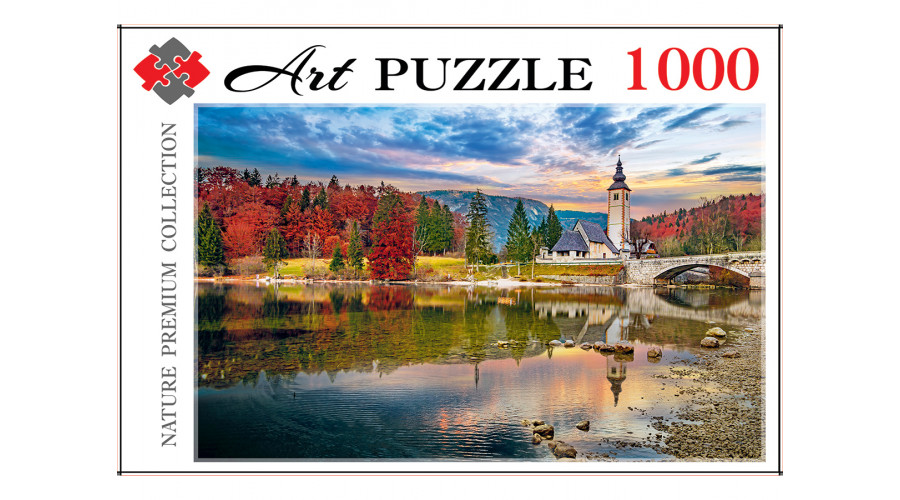 Artpuzzle. ПАЗЛЫ 1000 элементов. СЛОВЕНИЯ БОХИНЬСКОЕ ОЗЕРО (Арт. ШТК1000-0472)