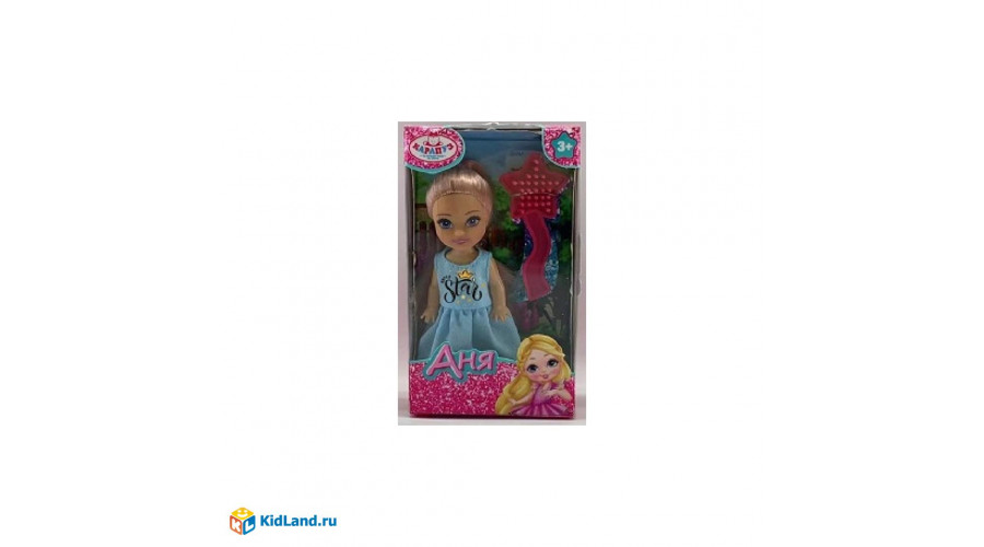 Кукла Аня 12 см, акс., кор КАРАПУЗ в кор.120шт ANNA-C10-BB