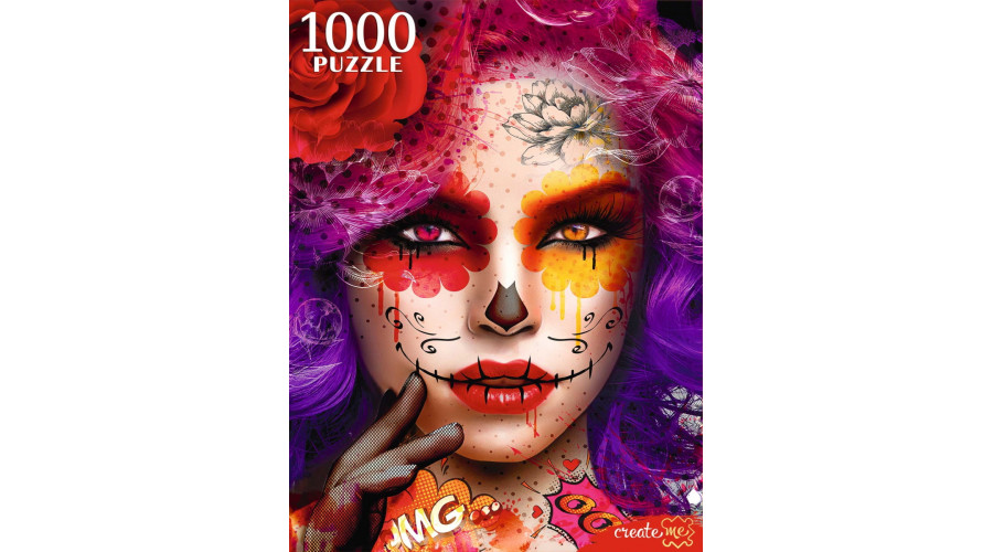 ПАЗЛЫ 1000 элементов. ЯРКАЯ ДЕВУШКА (арт. П1000-0512)       