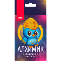 Алхимик. Выращивание кристаллов. Животные. "Голубая сова"Крп-018 