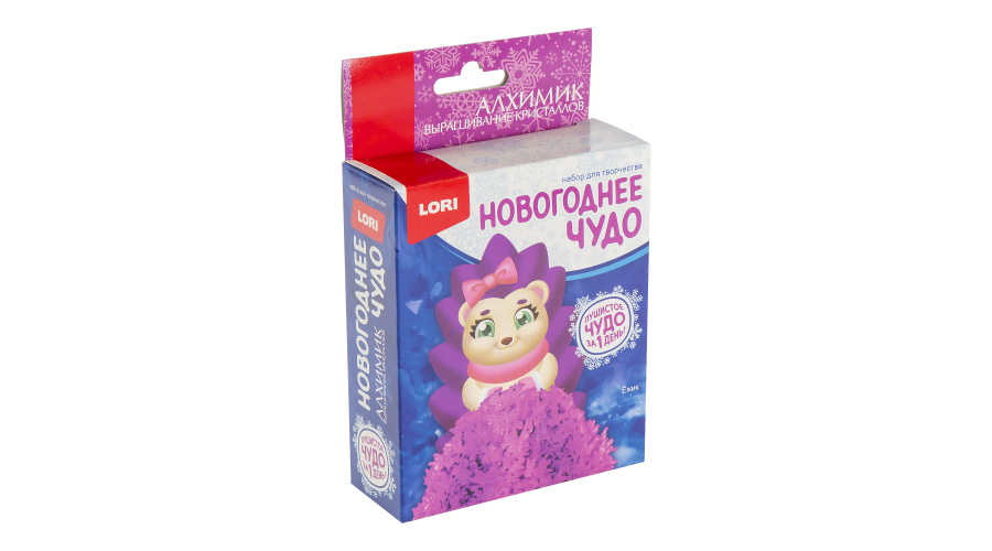 Выращивание кристаллов. Фигурки "Ёжик"   Крф-021 