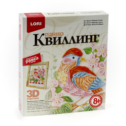 Квиллинг. Панно "Райская птица" Квл-024 