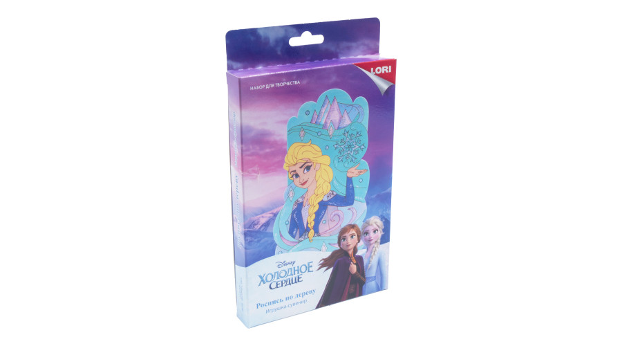 Роспись по дереву.Игрушка-сувенир Disney "Эльза"    Фнд-013 