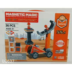 Конструктор магнитный 36pcs "Construction"    LQ637