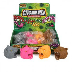 Игрушка супер жмяка с гидрогелевыми шариками, животные, дисплей Супер Жим YM-HS-01-RU