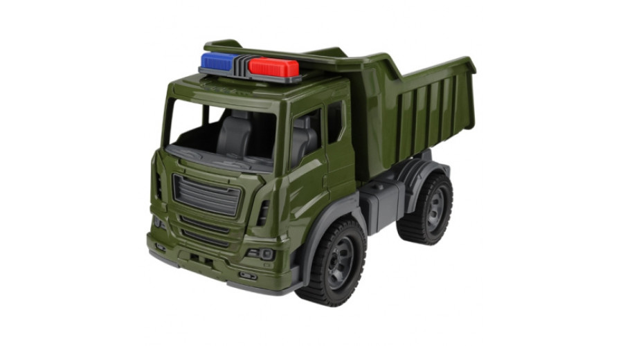 Машинка Самосвал "Мирослав" Военный с мигалками 41 см  (арт. И-0996)