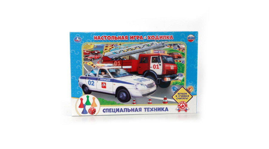 Настольная игра-ходилка Специальная техника. в кор. Умные игры в кор.20шт4690590102053