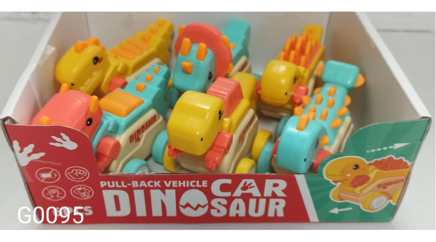 Машинки Dinosavr  6в1    G0095