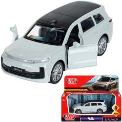 Машина металл li auto l9 10,5 cm, двери, инерц, серебристый, кор. Технопарк в кор.2*36шт L9-11-SR
