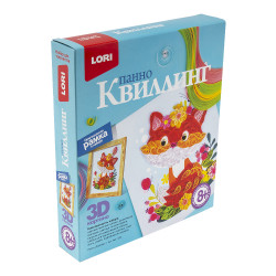 Квиллинг. Панно "Лисёнок" Квл-029