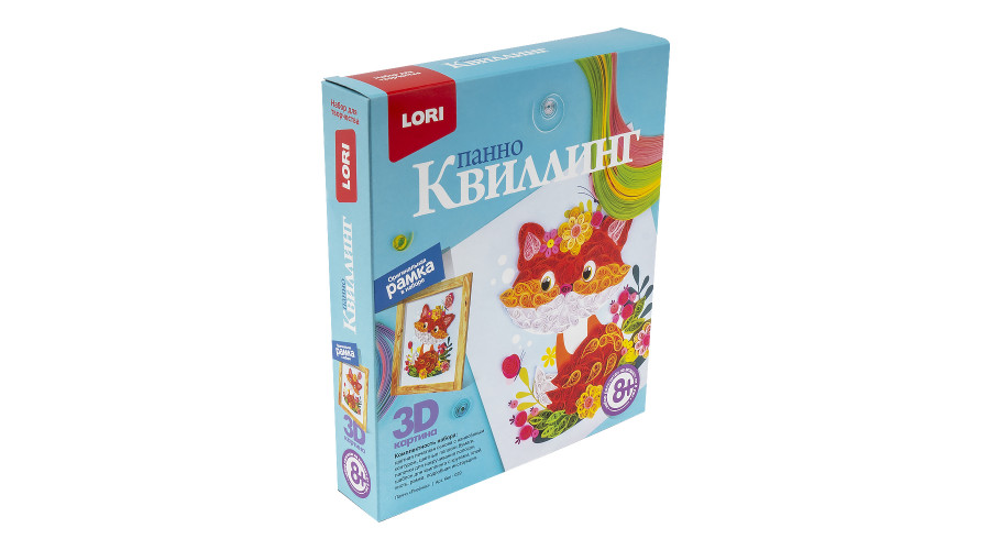 Квиллинг. Панно "Лисёнок" Квл-029