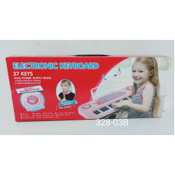 Синтезатор 37 клавиш+микрофон 328-03B