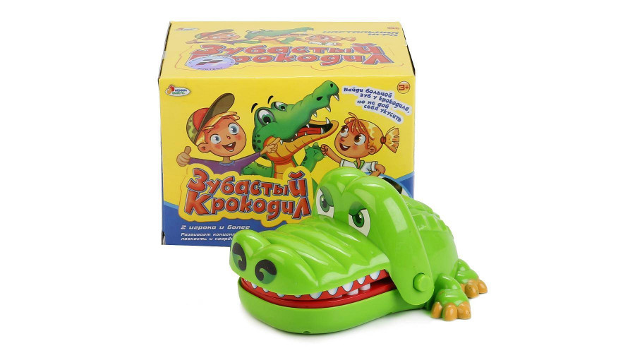 Игра настольная "зубастый крокодил" ТМ "ИГРАЕМ ВМЕСТЕ" в кор.2*60шт B1600376-R