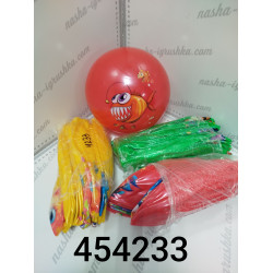 Мяч резиновый рыбки 23см  YE454233