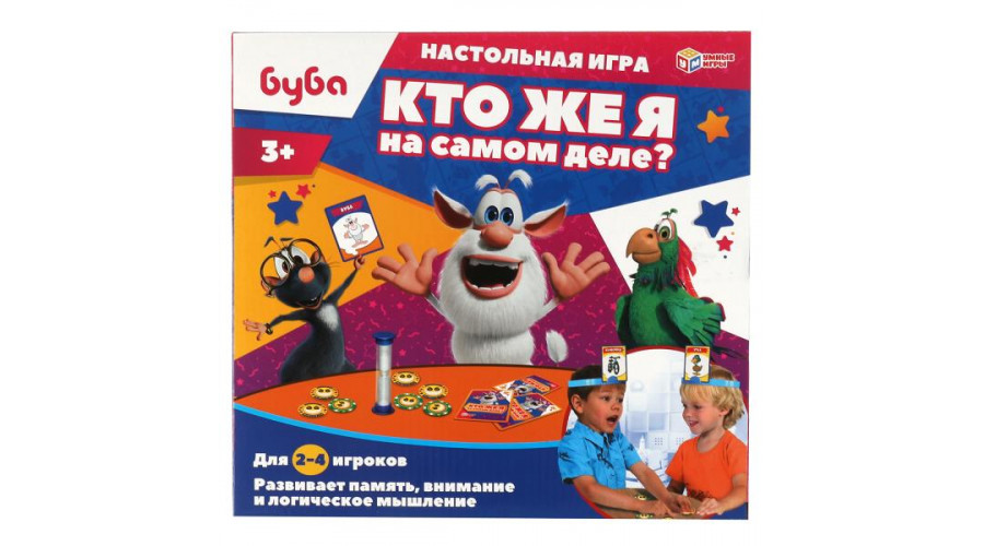 Настольная игра БУБА кто же я, кор.27*26*4см Умные игры B860891-R1