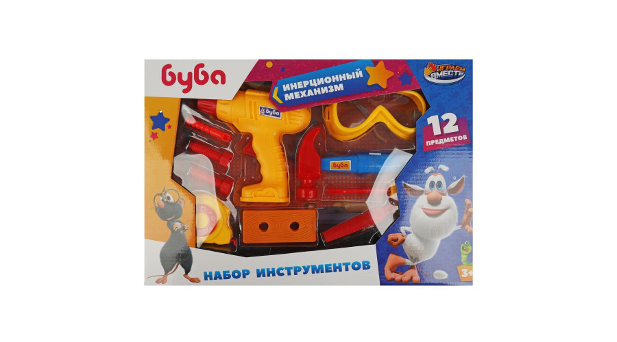 Набор инструментов БУБА кор.39,5*28*5см ИГРАЕМ ВМЕСТЕ в кор.2*18шт B2068636-R