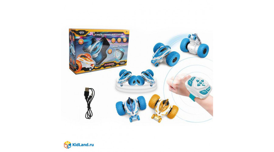 Машина на р/у (usb, свет, 19 см, 4 канала, в коробке (арт.10382861)